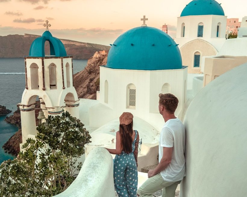 caldera view and Blue domes