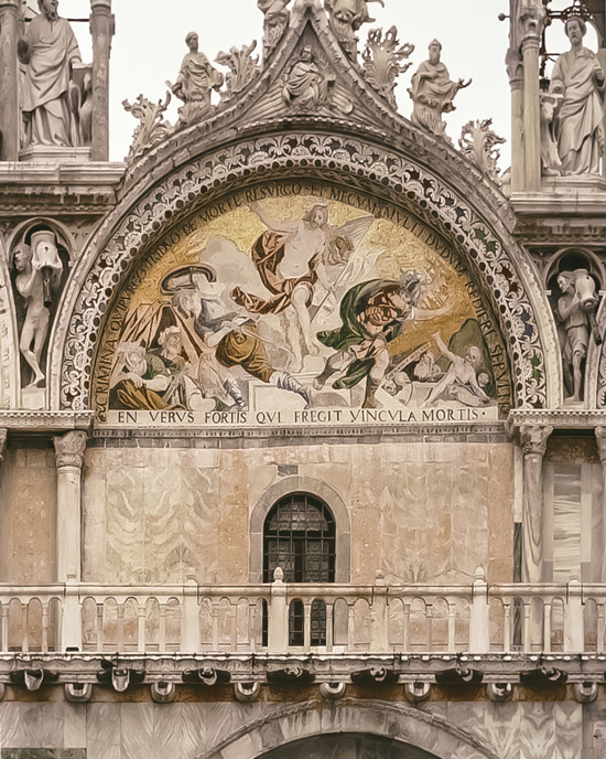 Facade of Basilica of Saint Mark