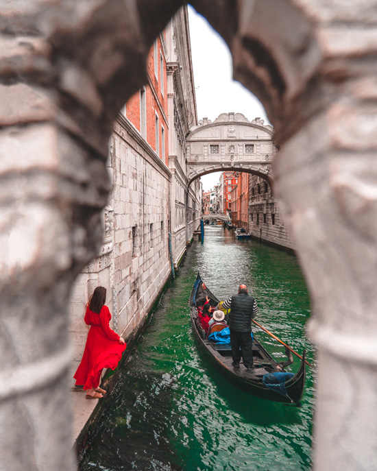 canal view from the Ponte della Paglia